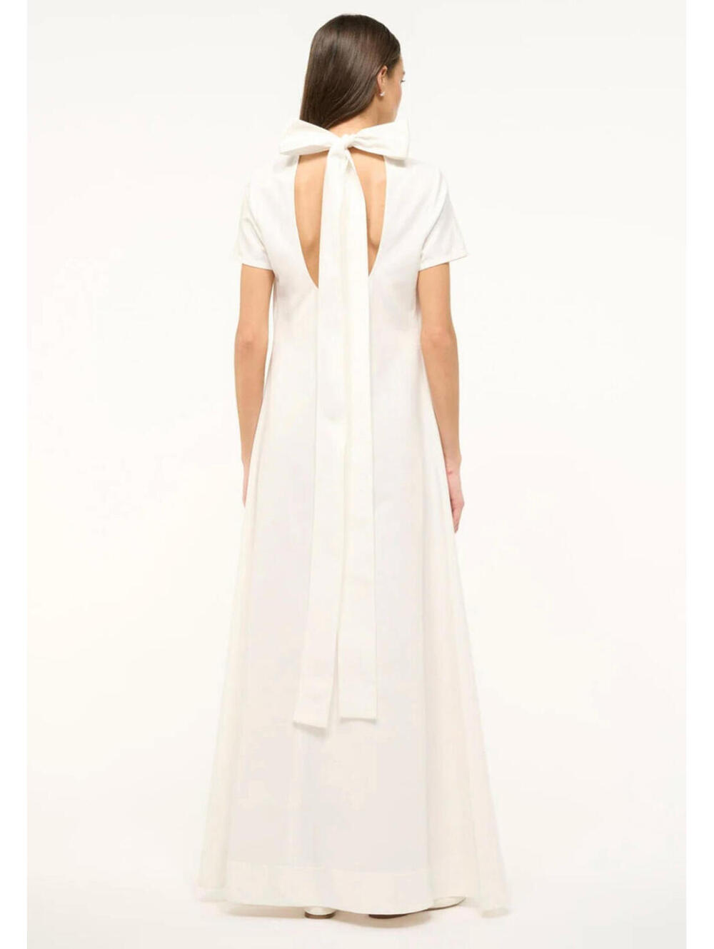 NWT STAUD Ilana White Cotton Bridal Wedding Gown Dress Calluna Medium - Picture 6 of 10